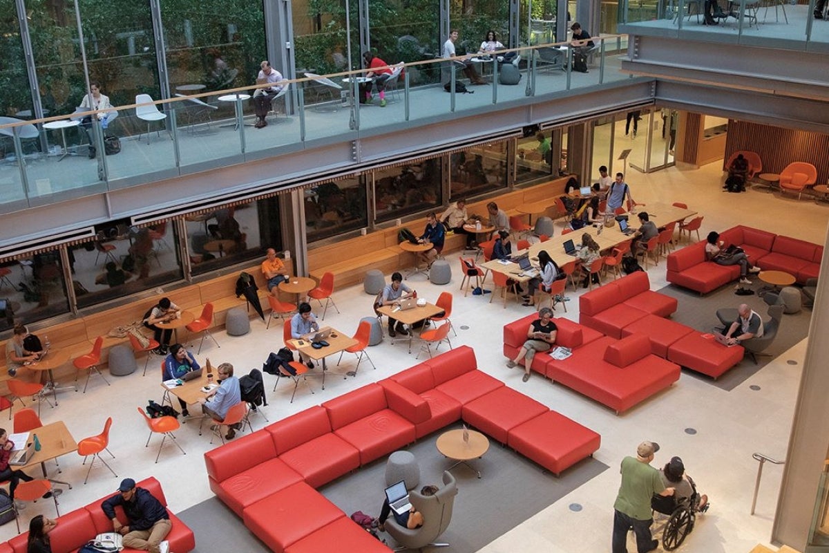 image of Birdseye view of student center